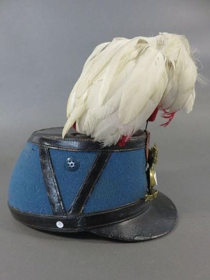Shako d’élève officier de l’ESM Saint Cyr....