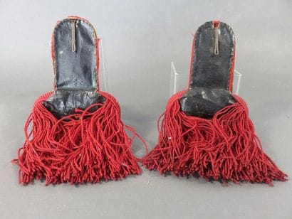 Paire d’épaulettes de sapeur-pompier. Corps...