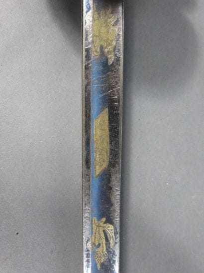 Epée d’officier modèle 1816 . Fusée entièrement...