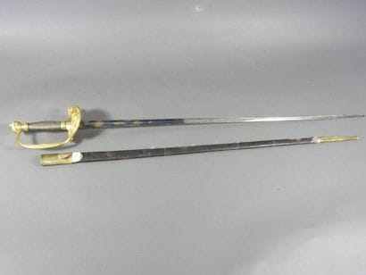 Epée d’officier modèle 1816 . Fusée entièrement...