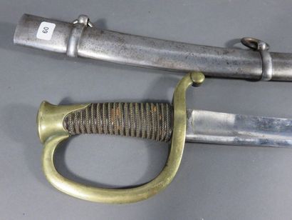 Sabre de canonnier monté modèle 1829. Poignée...