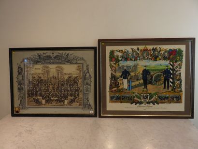Deux souvenirs du Canonnier FEŸRER de la...