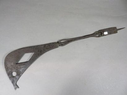 Récade en fer forgé Hauteur : 96 cm Daho...