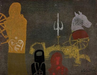 Endre BALINT, 1914-1986

Cavalier au char

peinture...