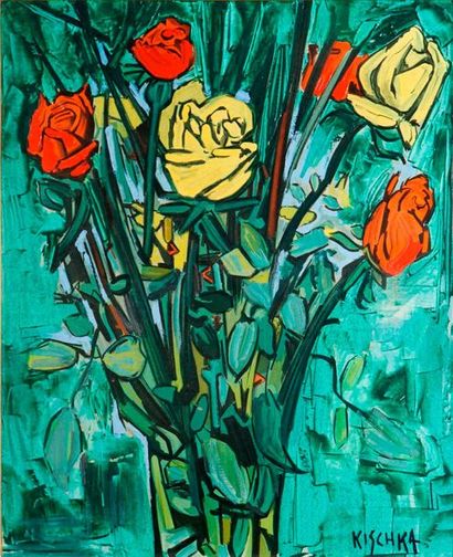 Isis KISCHKA, 1908-1973

Bouquet de roses...