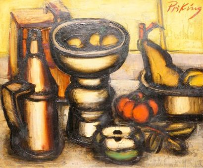 Franz PRIKING, 1929-1979

Compotier et lampe...