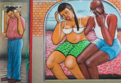 HERGE MAKUZAYI (né en 1965, République Démocratique...