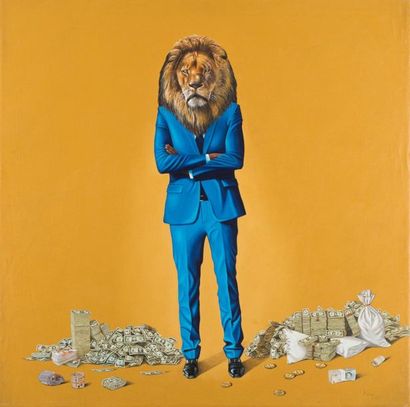 ARIM Andrew (né en 1989, Ouganda)

The Moneyman

Acrylique...