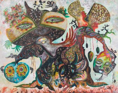 THIAM Chérif (né en 1951, Sénégal)

L'arbre...