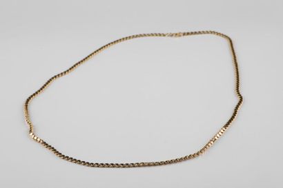 Chaine ancienne en or jaune maille fantaisie...