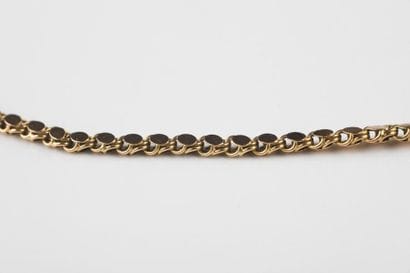 Chaine ancienne en or jaune maille fantaisie...