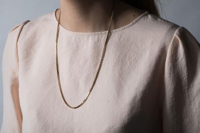 Chaine ancienne en or jaune maille fantaisie...