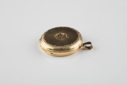 Pendentif boitier de montre de gousset (absence...