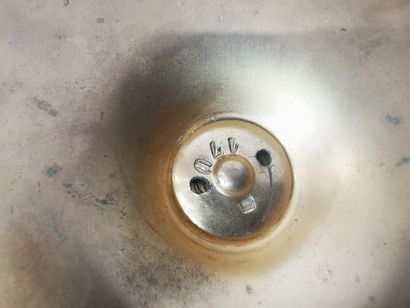 CALICE ET PATENE en argent et argent doré....