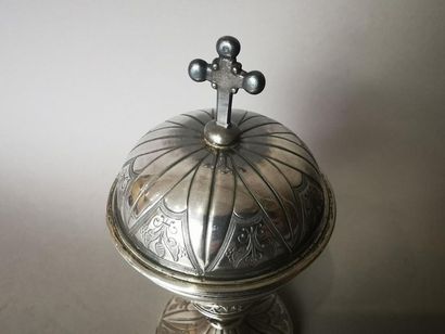 CIBOIRE en argent. PARIS, FAVIER, ap. 1838...