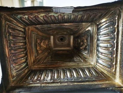 OSTENSOIR en argent. PARIS, 1819-1838. Il...