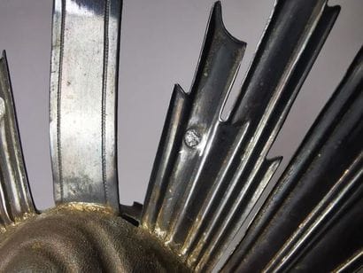 OSTENSOIR en argent. PARIS, 1819-1838. Il...