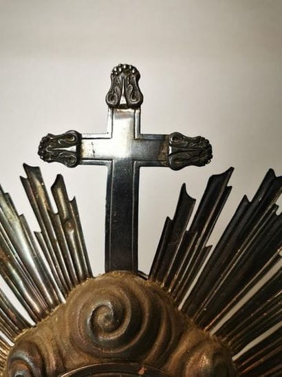 OSTENSOIR en argent. PARIS, 1819-1838. Il...
