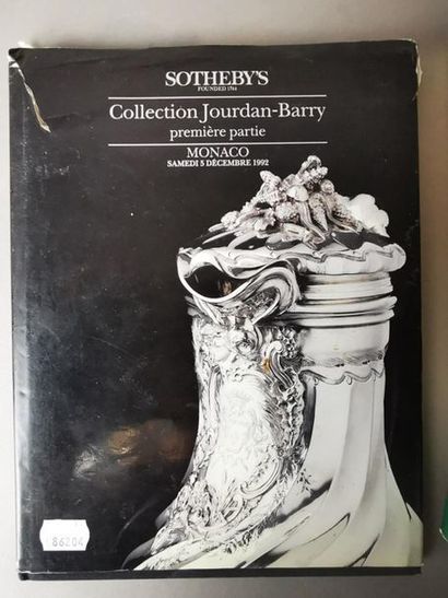 CATALOGUE OF SALE of the Jourdan Barry Collection...