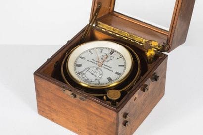 Chronomètre de marine de 35 heures de réserve...