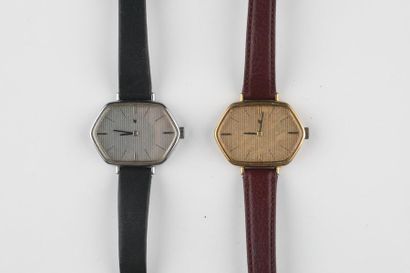 Lot de deux montres LIP de dame, l'une en...
