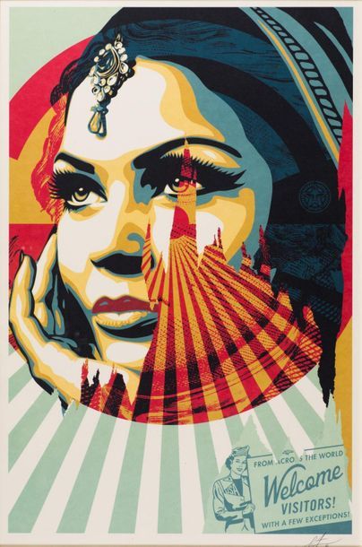OBEY - Target Exceptions, 2020. Sérigraphie...