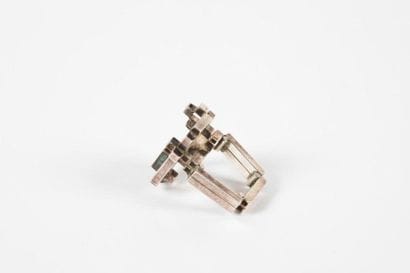 Vincent BATBEDAT - Bague composé de tubes...