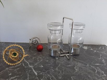 FLEURON for CHRISTOFLE - Oil/vinegar cruet...