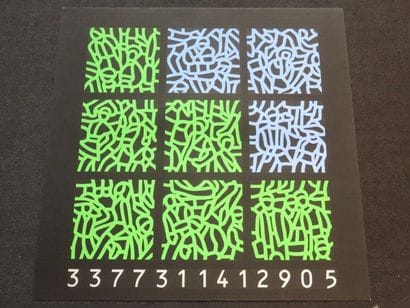 Jean-Paul ALBINET - CODE 337731, 1990. Silkscreen...