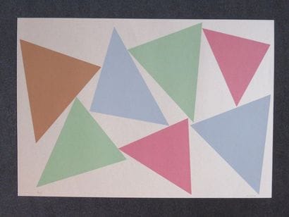 Bruno ROUSSELOT - TRIANGLE N°1, 1999. Silkscreen...