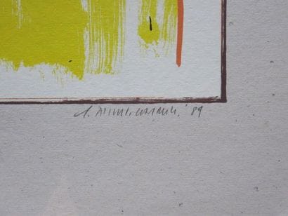 Gérard TITUS-CARMEL - Armorial 1, 1989. Silkscreen...