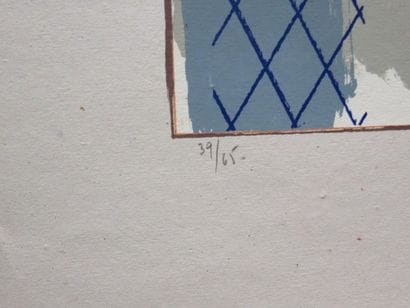 Gérard TITUS-CARMEL - Armorial 1, 1989. Silkscreen...