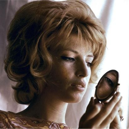 Georges DUDOGNON - Portrait of Monica Vitti....