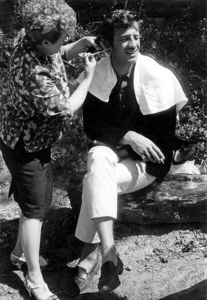 Georges DUDOGNON - Jean-Paul Belmondo during...