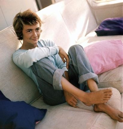 Georges DUDOGNON - Françoise Sagan during...