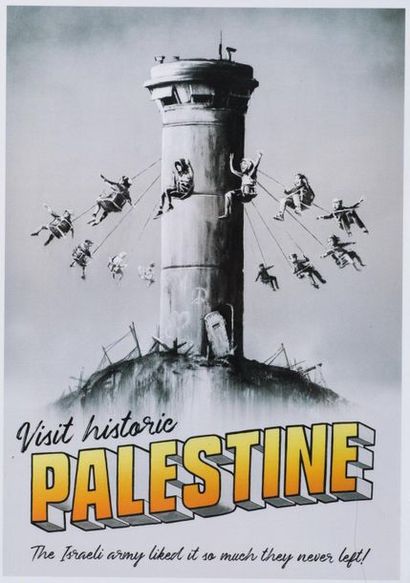 BANKSY - Visit Historic Palestine. Print...