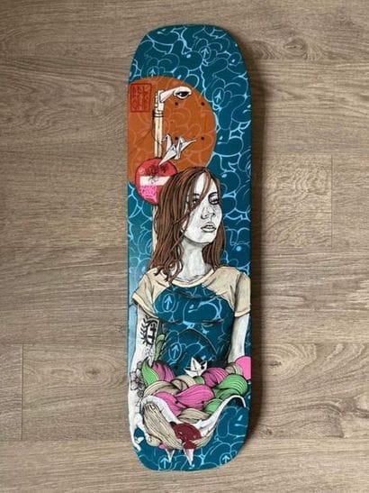 ESBONER - Planche skateboard recyclée, 2020....