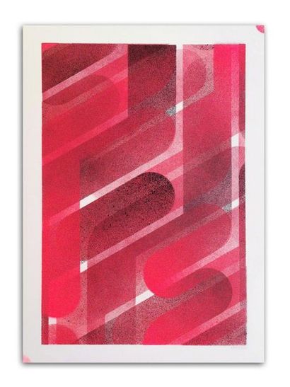 ËRELL - SP.1 rouge, 2020. Superposition de...