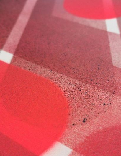 ËRELL - SP.1 rouge, 2020. Superposition de...
