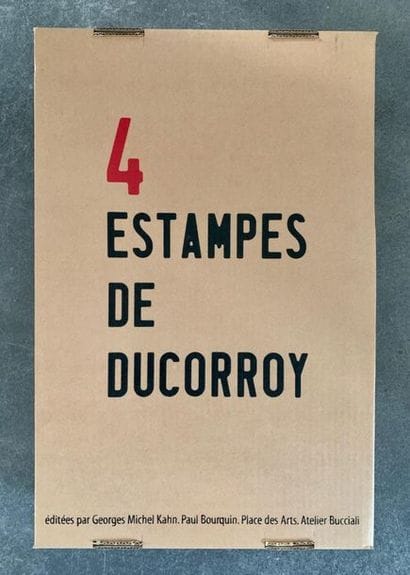 Joël DUCORROY - 4 prints (lithography - engraving...