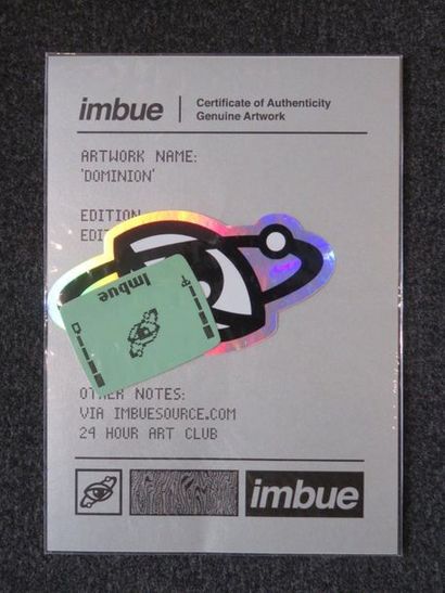 IMBUE - Dominion, 2019. Print signé et numéroté...