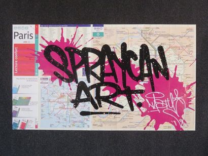 NASTY - Spray Can Art, 2015. Print sur plan...