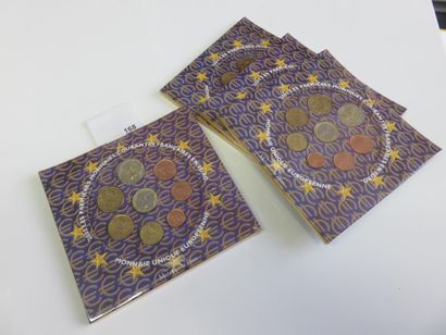 Monnaies Euros - France - Lot de 4 x Séries...