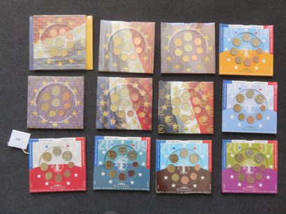 Monnaies Euros - France - Collection de 12...