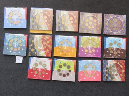 Monnaies Euros - France - Collection de 14...