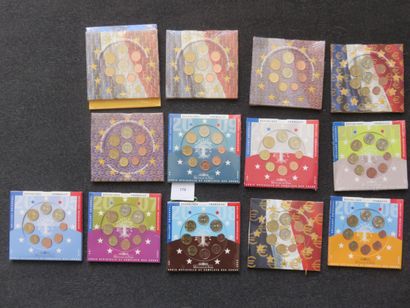 Monnaies Euros - France - Collection de 13...