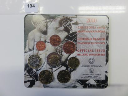 Monnaies Euros - Grèce - Série BU 2010 (8...