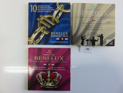 Monnaies Euros - Benelux - Collection de...