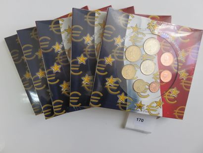 Monnaies Euros - France - Lot de 5 x Séries...