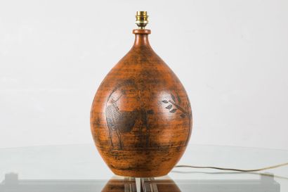 Jacques BLIN 

Pied de lampe en céramique...